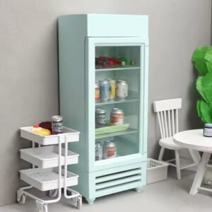 Refrigerator Mini Kids Kitchen Set Pretend Play Toys