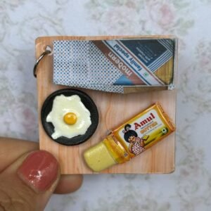 Butter Omelette Miniature Magnet