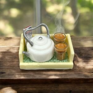 Mini Tea Kettle With Gilas Magnet