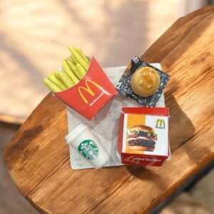 MCD Veg Burger Combo Magnet