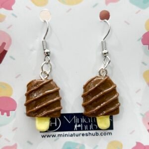 Miniature Chocobar Icecream Earrings