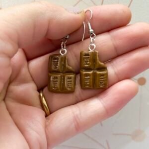 Miniature Milk Chocolate Earrings