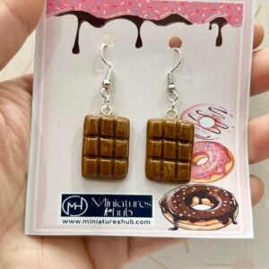 Miniature Milk Chocolate Earrings
