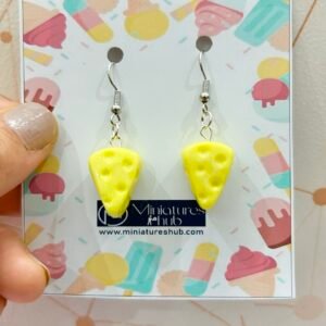 Miniature Cheese Earrings
