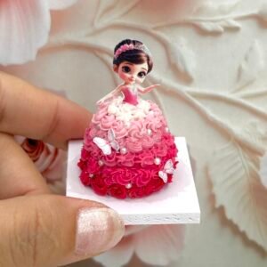 Miniature Doll Clay Cake