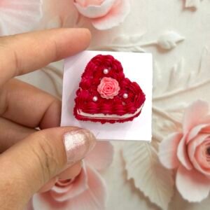 Mini Heart Shape Clay Cake