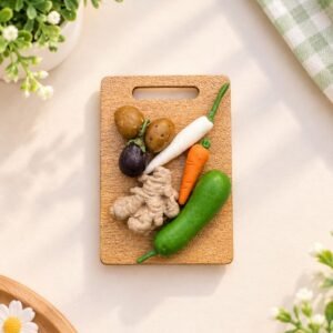 Miniature Chopping Board With Vegetables